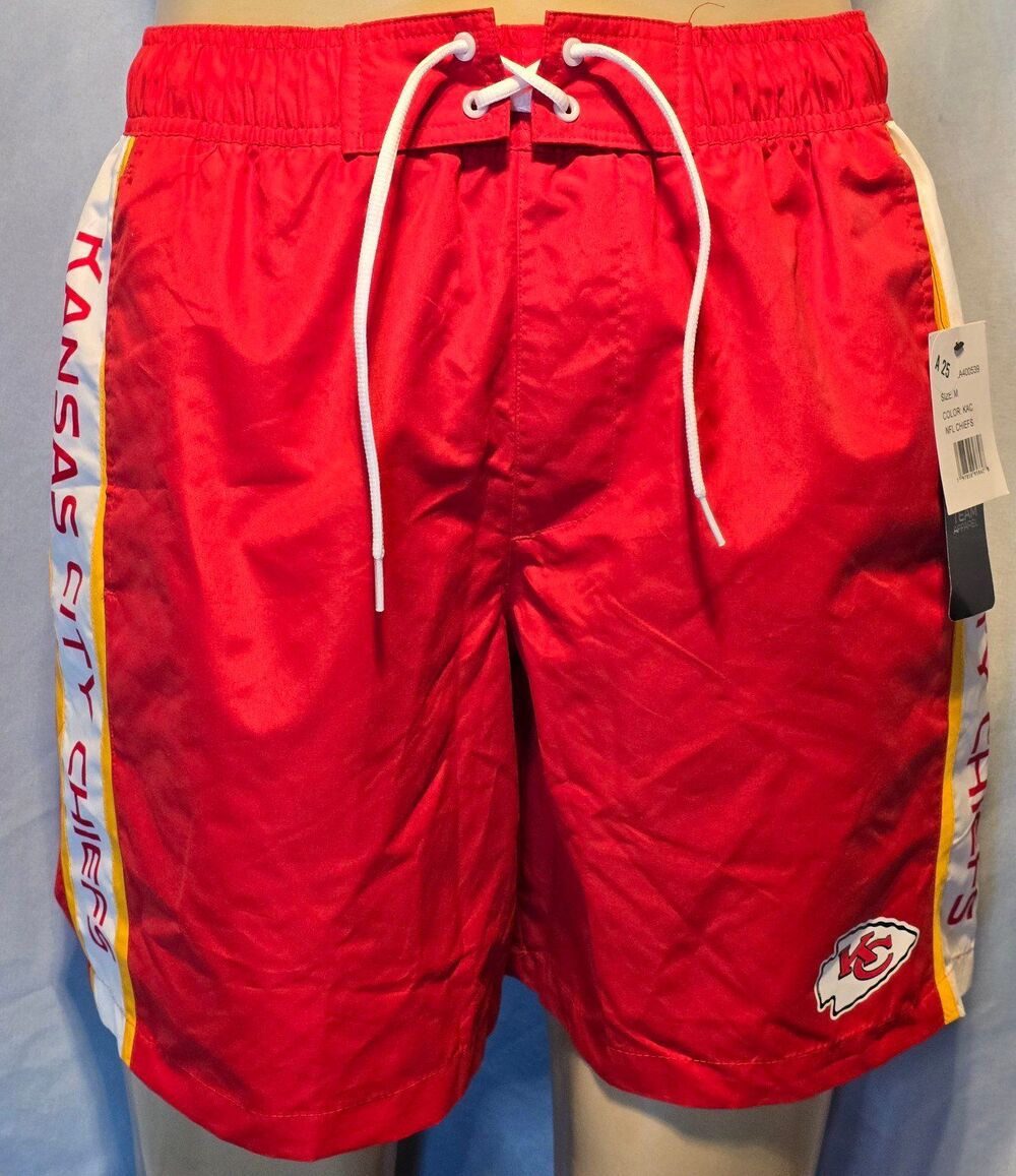 Kansas City Chiefs G-III Sports by Carl Banks Streamline Volley Swim Shorts